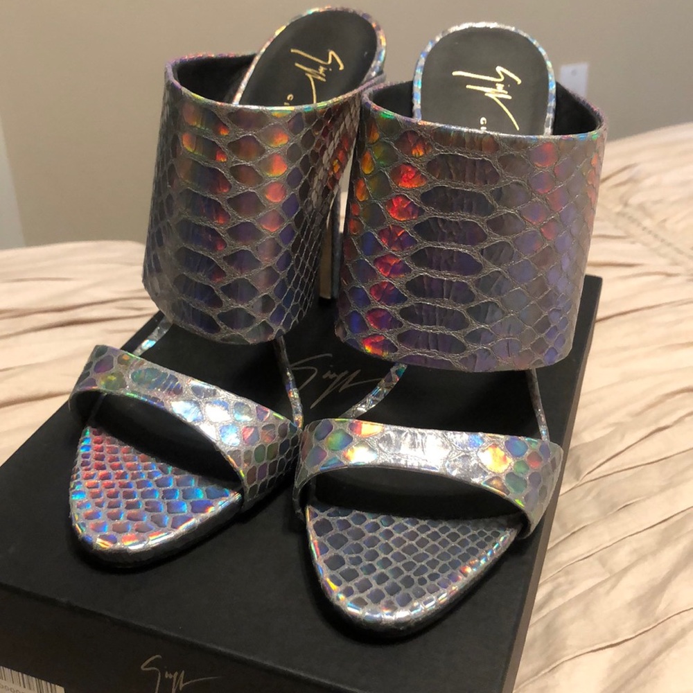 COPY - Metallic Iridescent Giuseppe Zanotti Heels